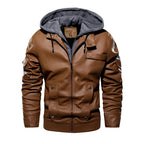 Premium Men's Leather Coat Classic & Warm Winter Outerwear