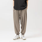 Trendy Ice-feeling Draping Effect Laced Pants