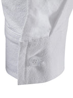 Men's Lace Up Long Sleeve Blouse