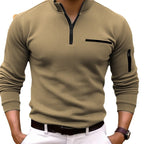 Men's Striped Long-Sleeve Top – Casual & Stylish