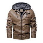 Premium Men's Leather Coat Classic & Warm Winter Outerwear