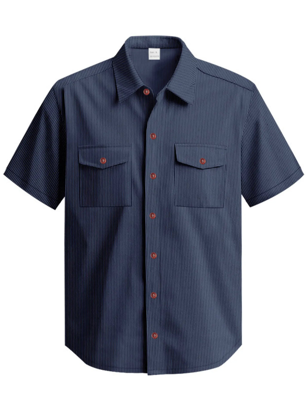 Men's Full Size Button Up Short Sleeve Shirt Plus Size
