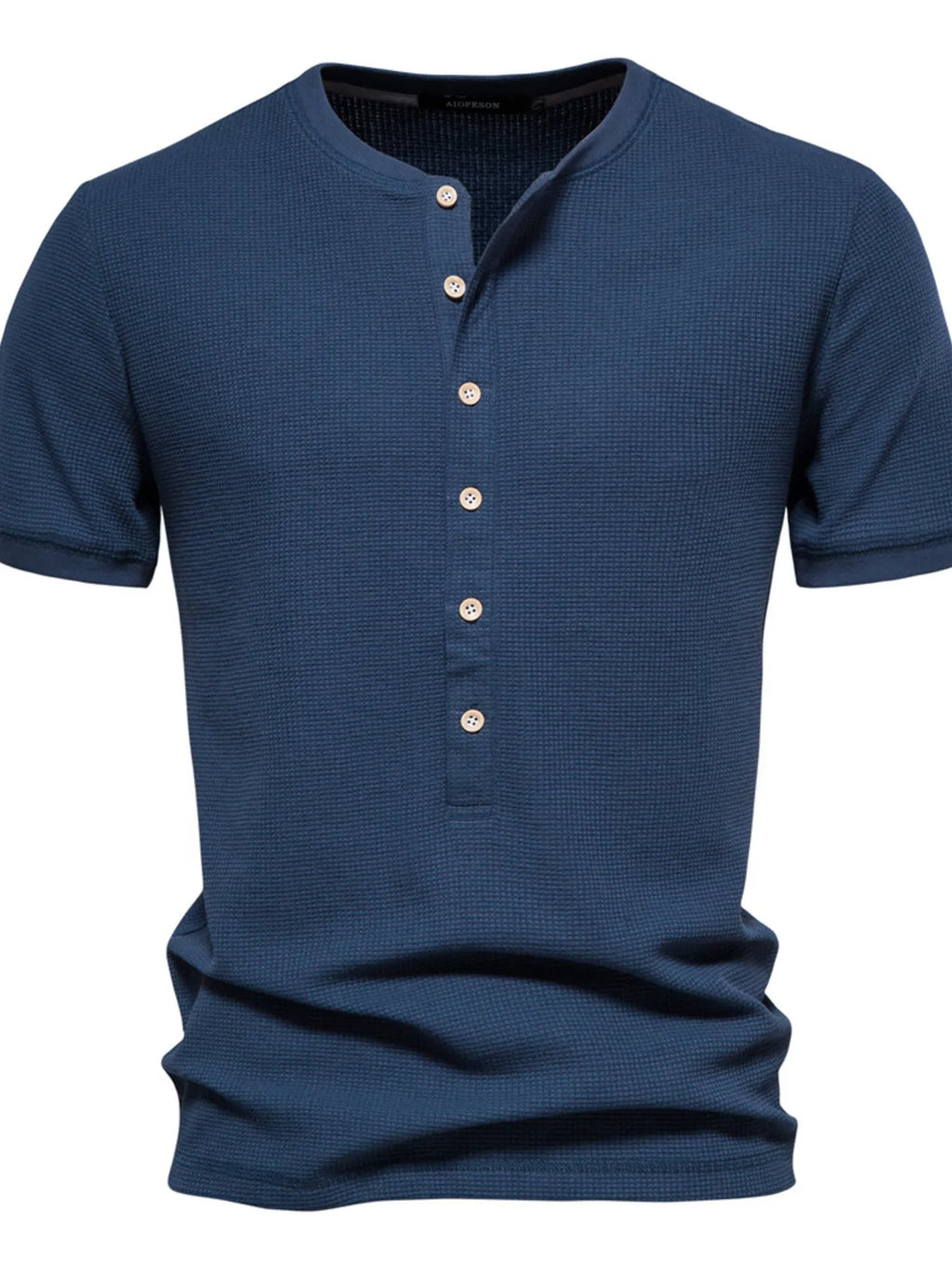 Men's Button Detail Short Sleeve T-Shirt