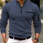 Men's Striped Long-Sleeve Top – Casual & Stylish