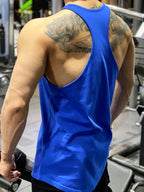 Men's Plus Size Round Neck Racerback Tank