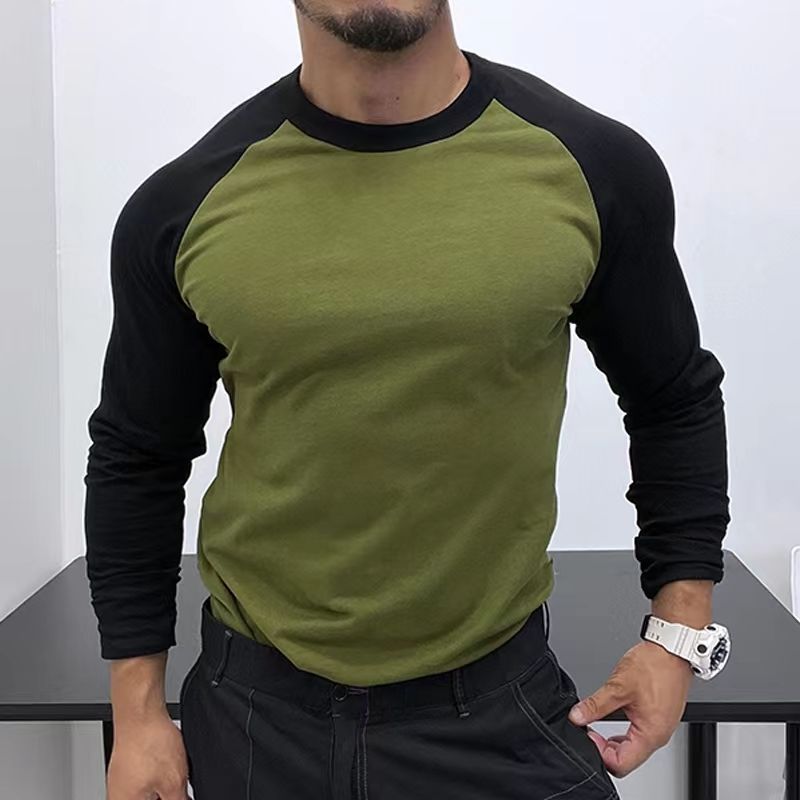 Men's Casual Raglan Sleeve Top