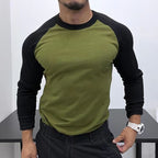 Men's Casual Raglan Sleeve Top