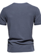 Men's Button Detail Short Sleeve T-Shirt