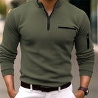 Men's Striped Long-Sleeve Top – Casual & Stylish