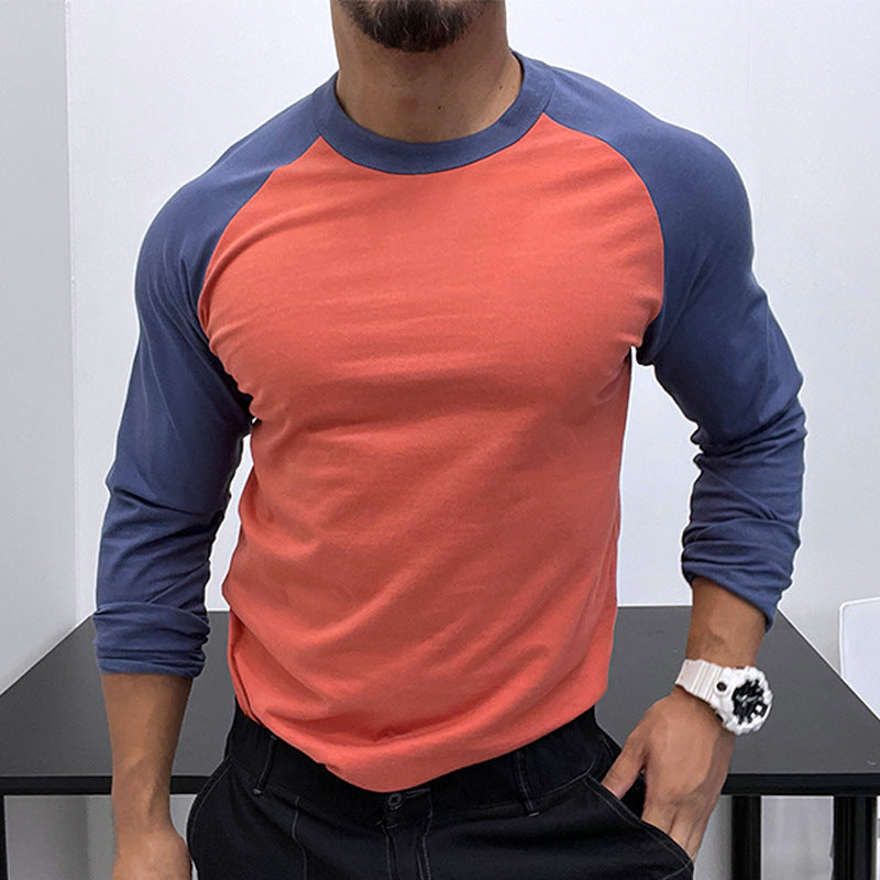 Men's Casual Raglan Sleeve Top