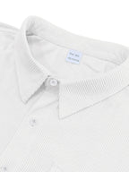 Men's Full Size Button Up Short Sleeve Shirt Plus Size