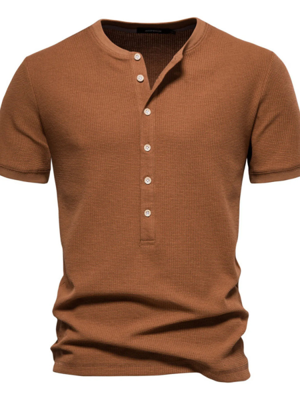 Men's Button Detail Short Sleeve T-Shirt