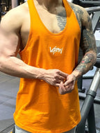 Men's Plus Size Round Neck Racerback Tank