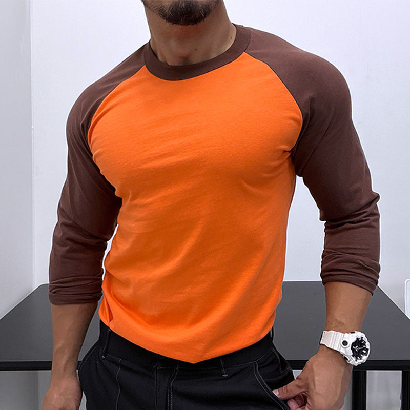 Men's Casual Raglan Sleeve Top