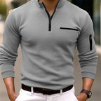 Men's Striped Long-Sleeve Top – Casual & Stylish