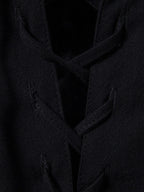 Men's Lace Up Long Sleeve Blouse