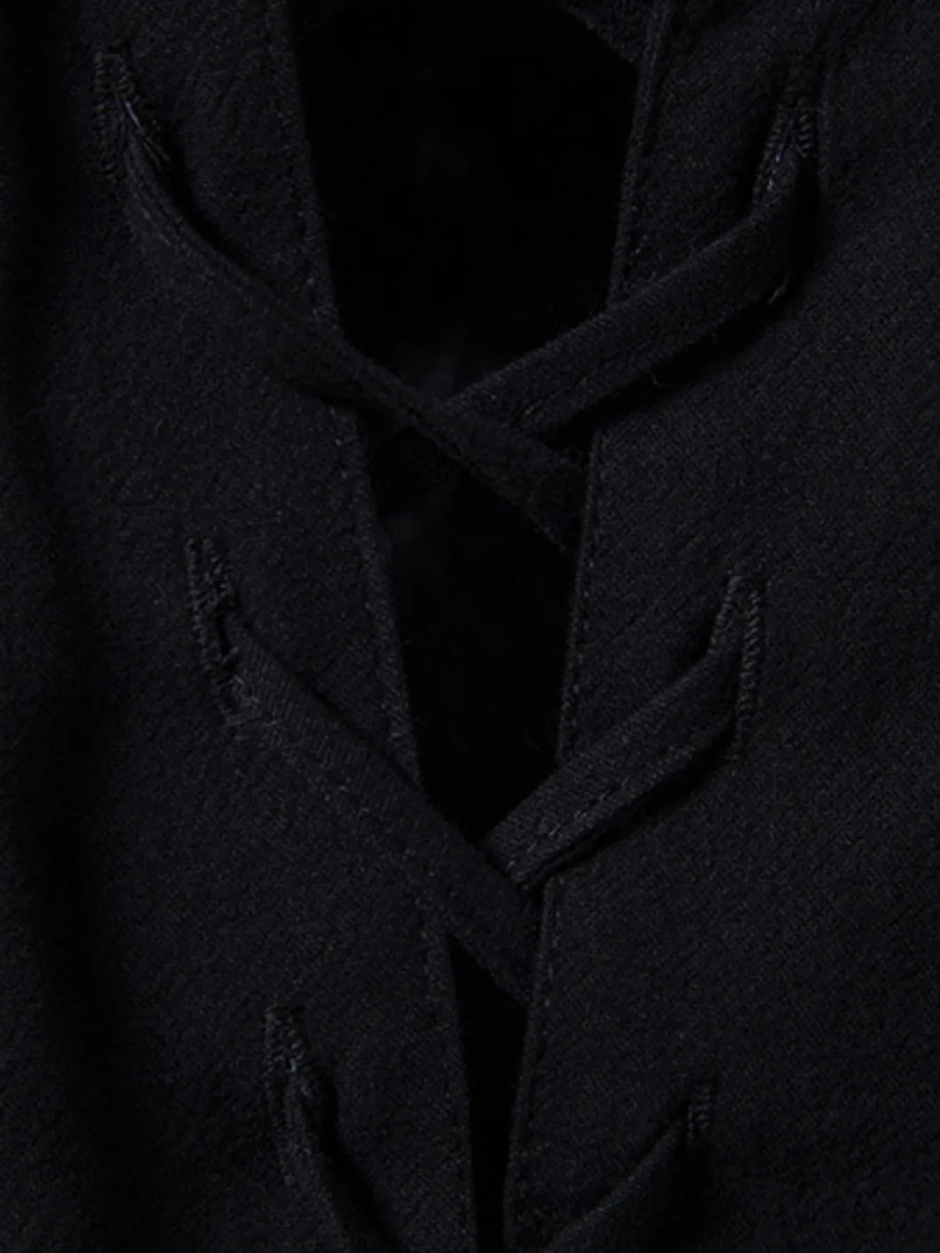 Men's Lace Up Long Sleeve Blouse