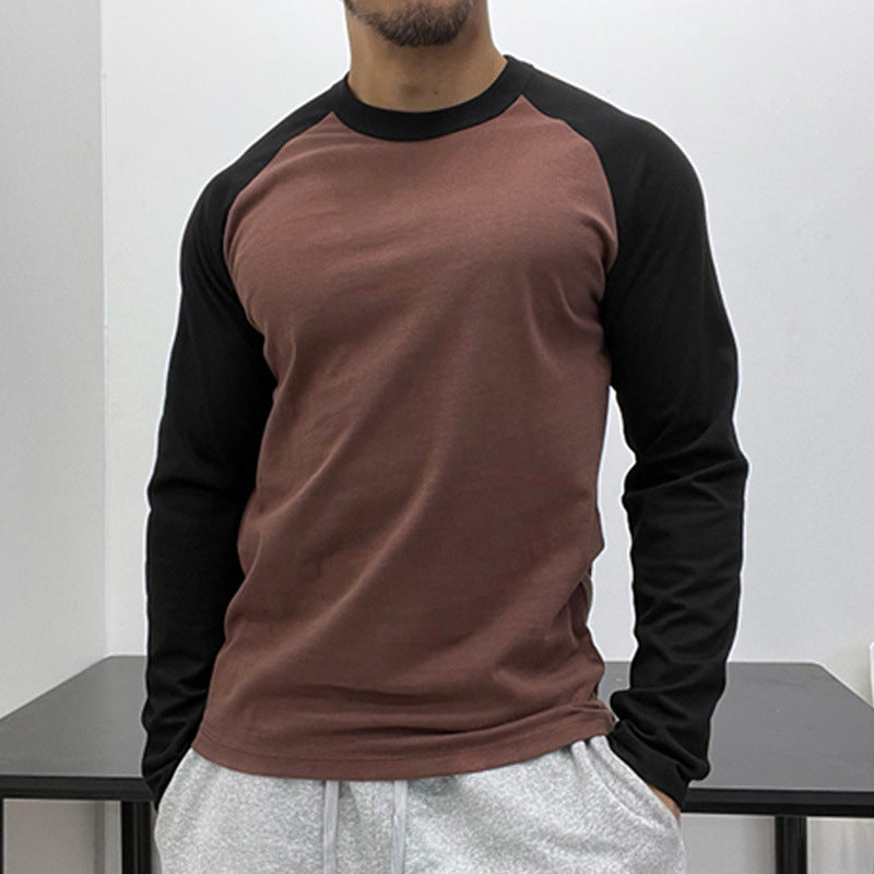 Men's Casual Raglan Sleeve Top
