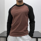 Men's Casual Raglan Sleeve Top