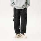 Autumn Outdoor Retro Pocket Overalls Men's Loose Straight Casual