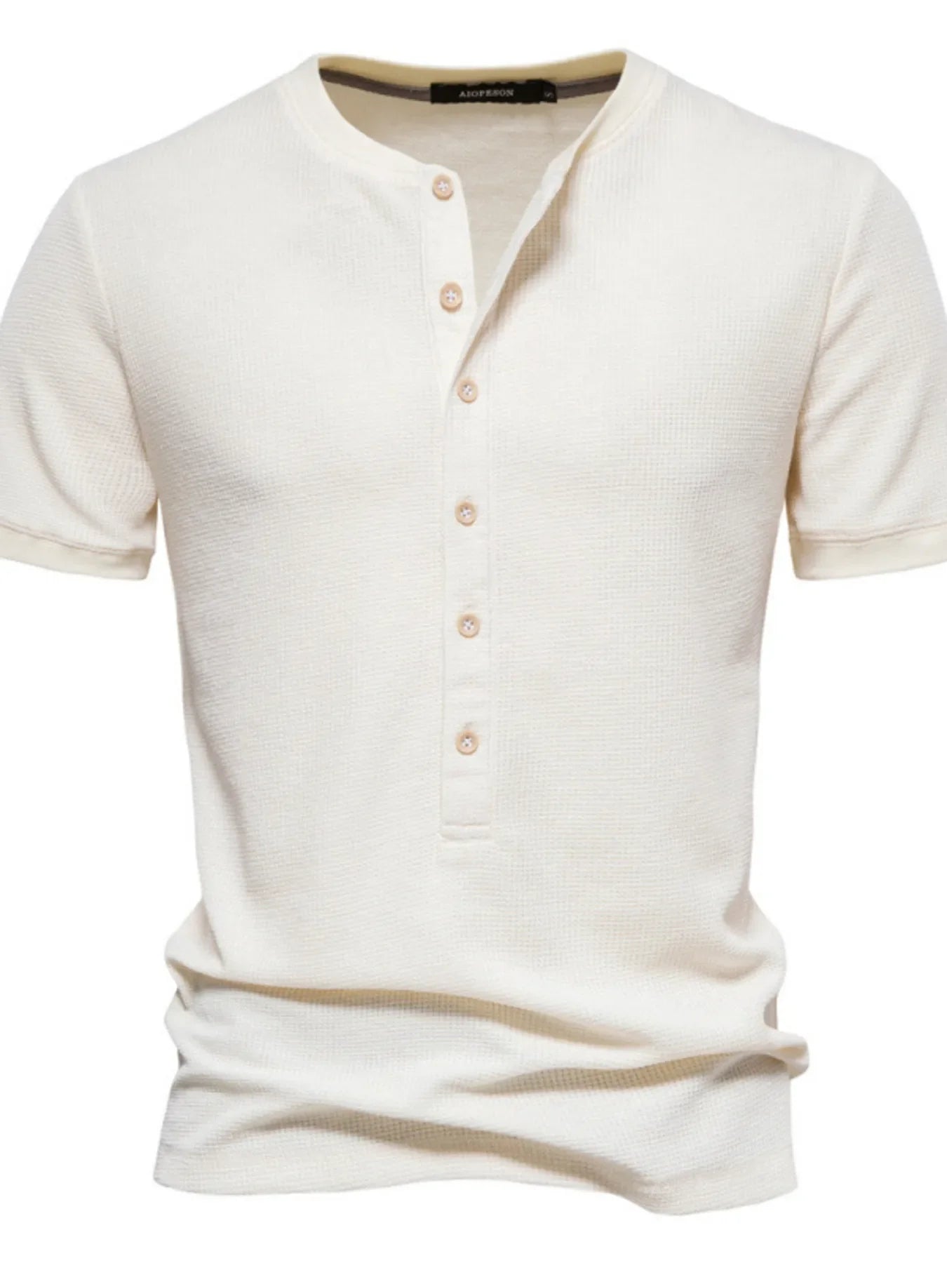 Men's Button Detail Short Sleeve T-Shirt