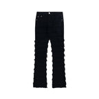 American Erosive Destruction Raw Edge High Street Jeans