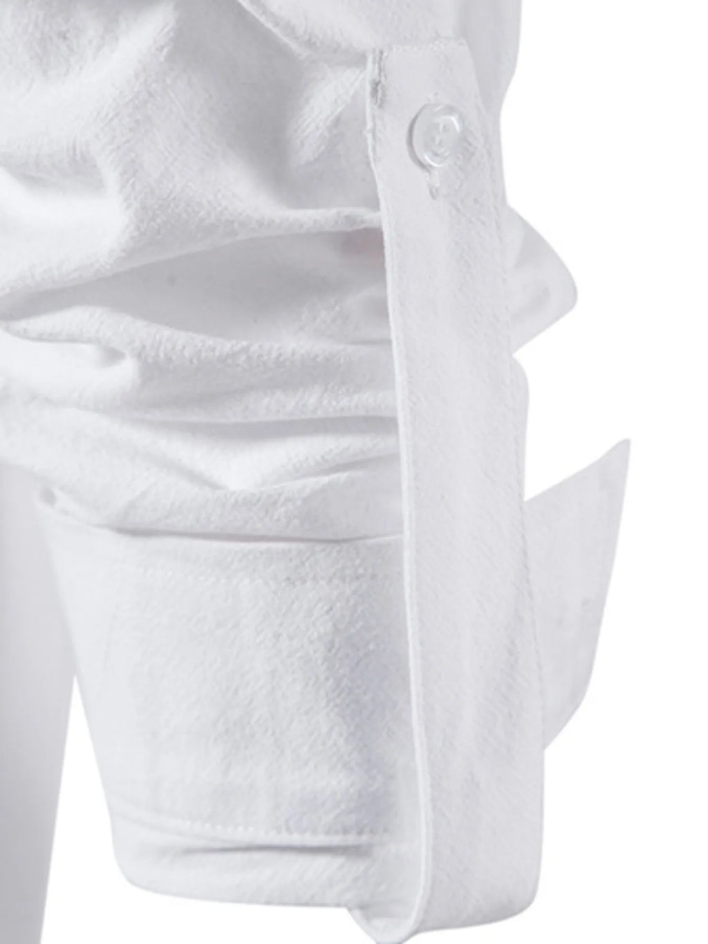 Men's Lace Up Long Sleeve Blouse