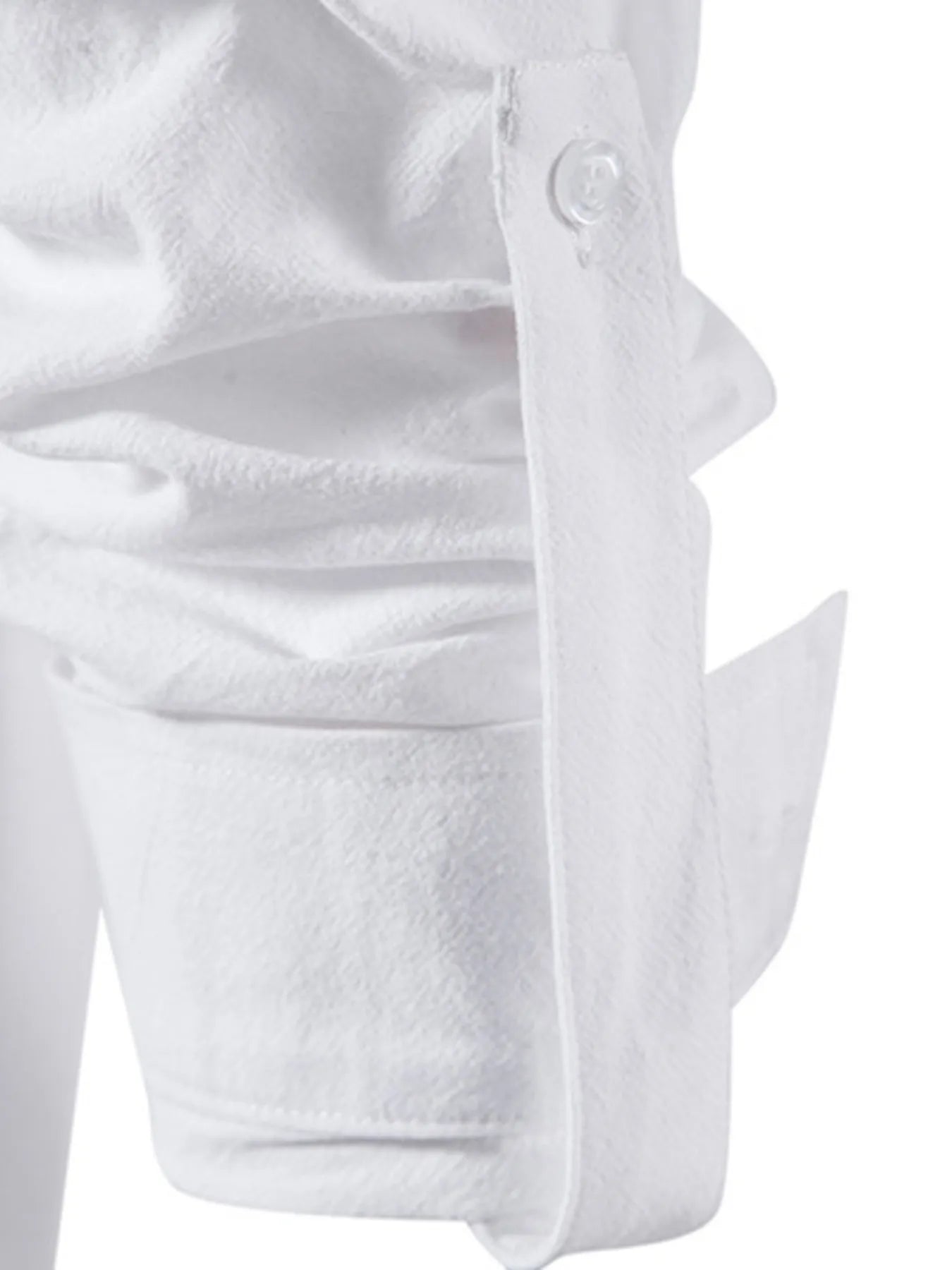 Men's Lace Up Long Sleeve Blouse