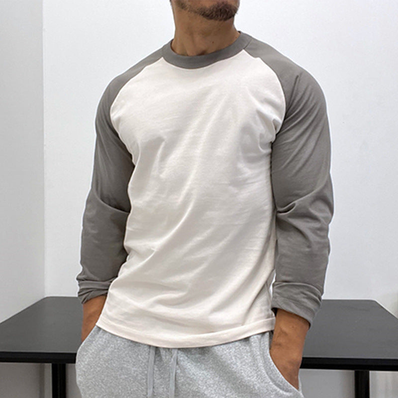 Men's Casual Raglan Sleeve Top