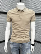 Men's Plus Size Button Detail Short Sleeve Polo