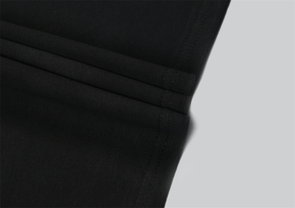 Hand-Painted Letter Print Short-Sleeve T-Shirt for Men