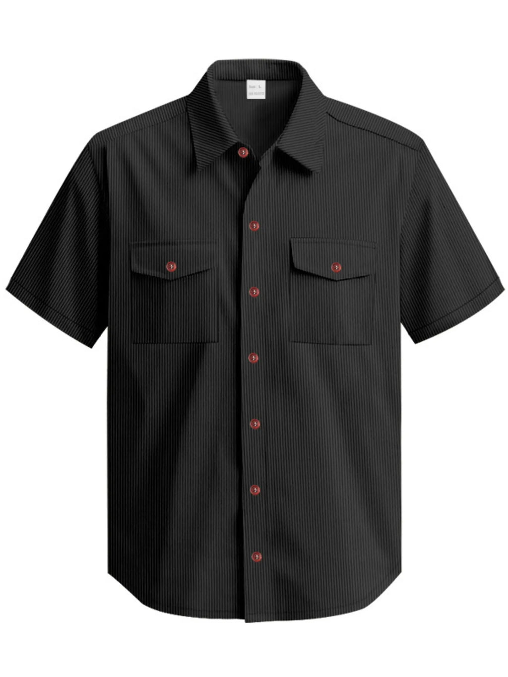 Men's Full Size Button Up Short Sleeve Shirt Plus Size