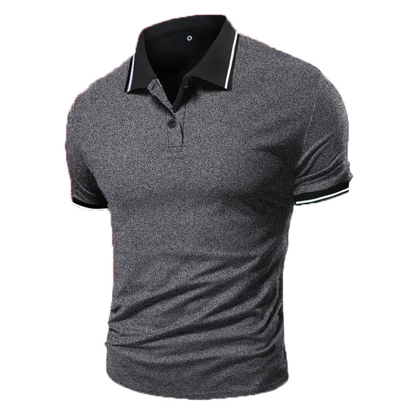 Polo Shirt Lapel Short Sleeve Golf Casual Sports Top