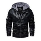 Premium Men's Leather Coat Classic & Warm Winter Outerwear