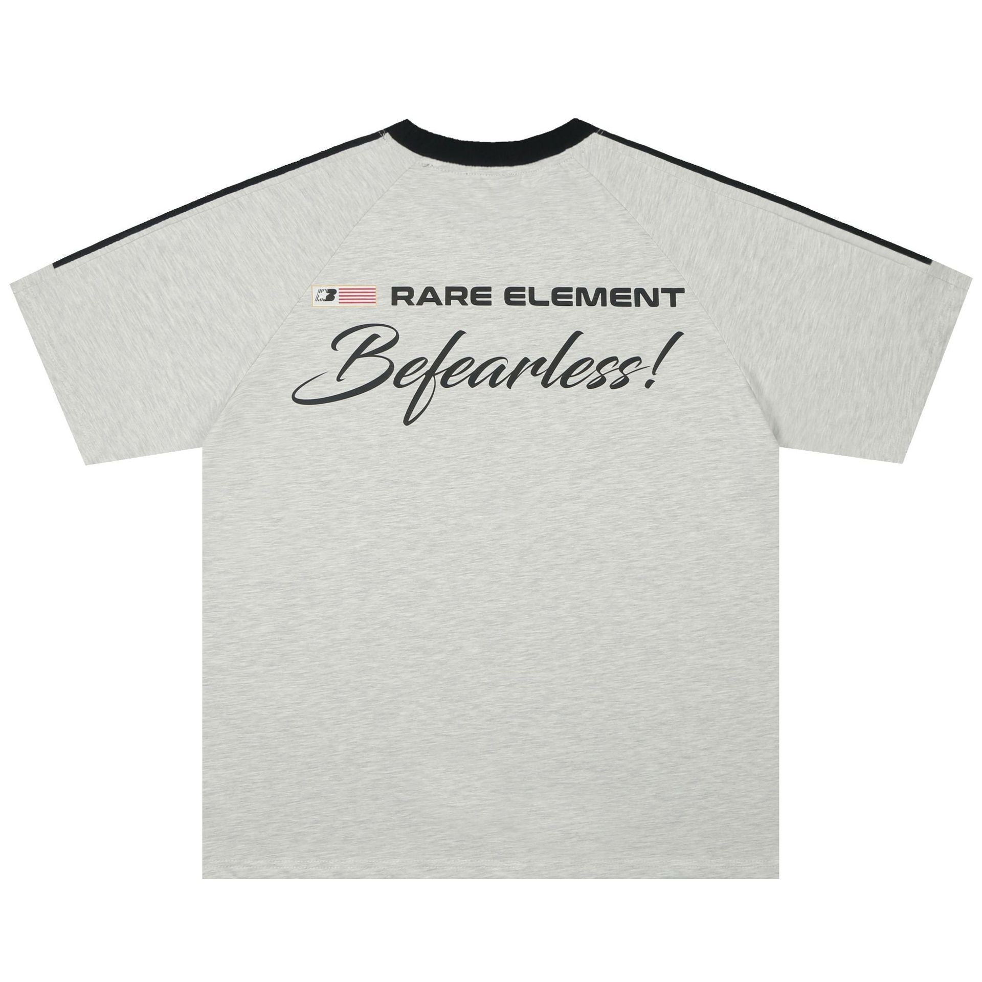 Hand-Painted Letter Print Short-Sleeve T-Shirt for Men