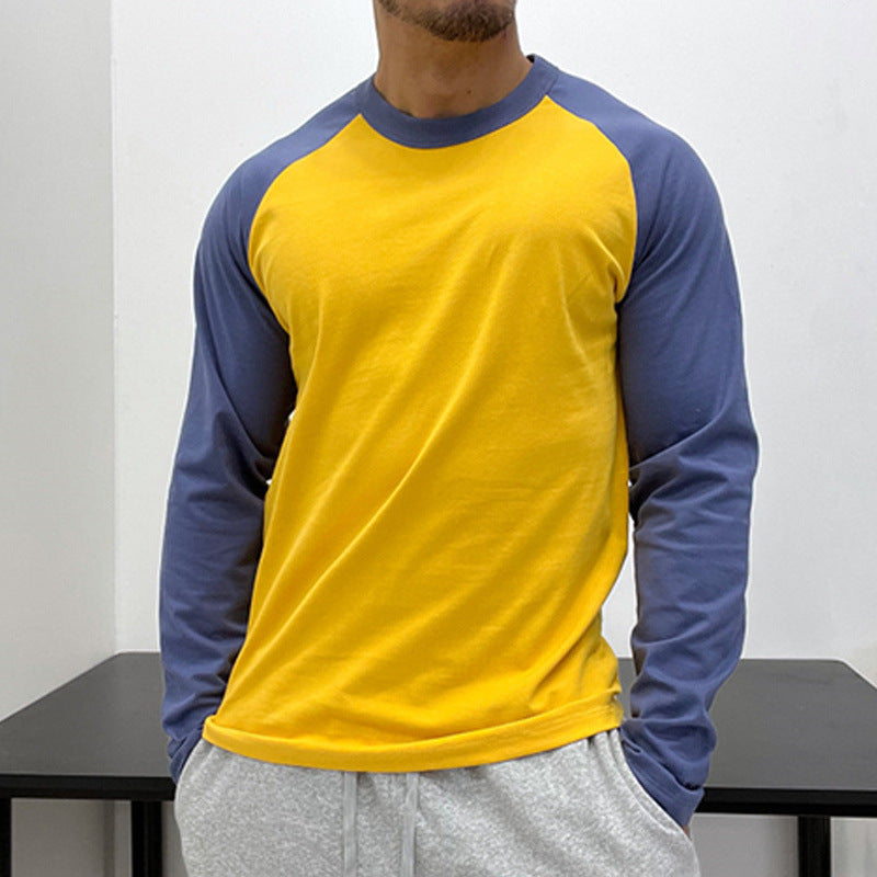 Men's Casual Raglan Sleeve Top