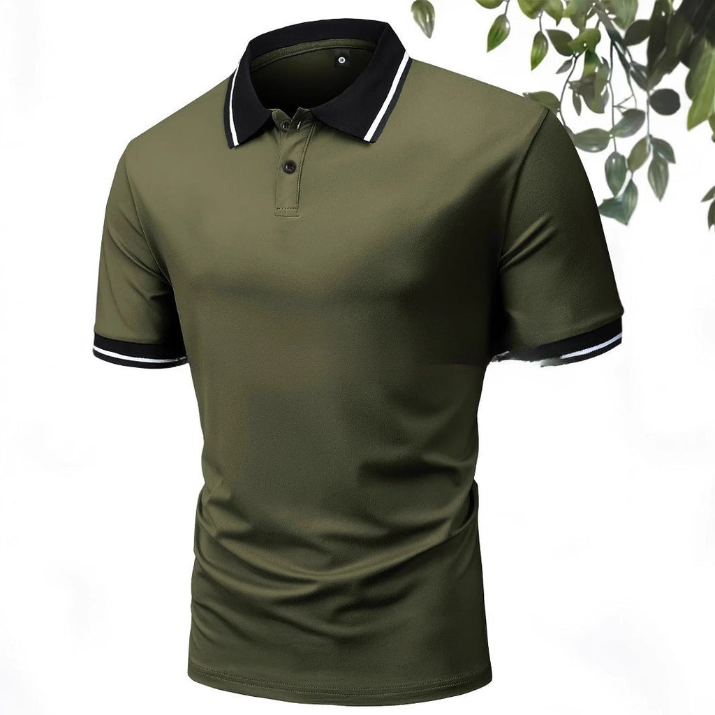 Polo Shirt Lapel Short Sleeve Golf Casual Sports Top