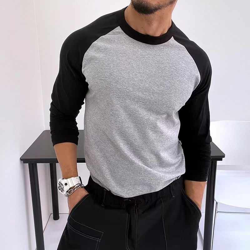Men's Casual Raglan Sleeve Top