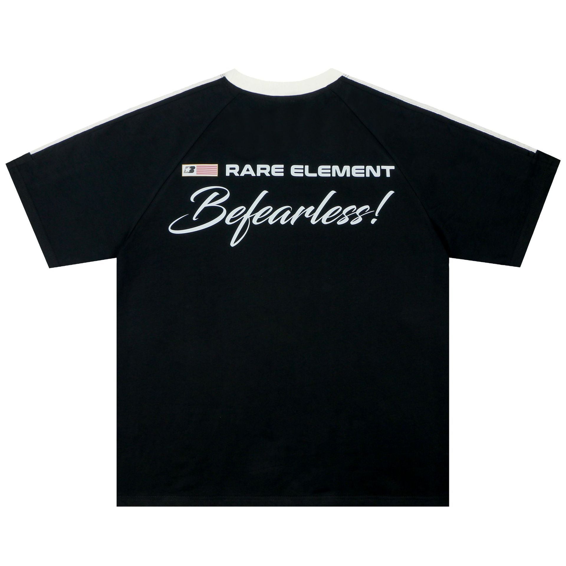 Hand-Painted Letter Print Short-Sleeve T-Shirt for Men