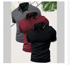 Polo Shirt Lapel Short Sleeve Golf Casual Sports Top