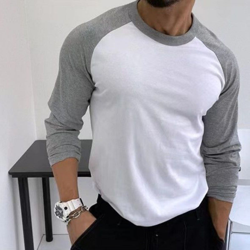 Men's Casual Raglan Sleeve Top